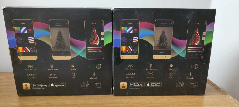 Smart LED Гірлянда Twinkly Strings RGBW 250, BT+WiFi, Кабель прозорий