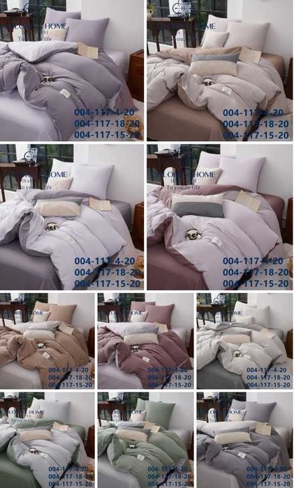 Постільна білизна Муслін ЛЮКС ( 3 розміри )