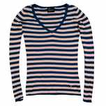 PEAK PERFORMANCE Sweterek Damski Paski Logo r.XS