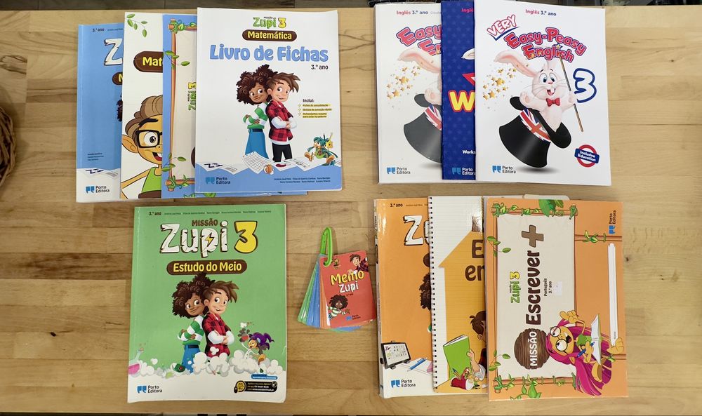 Manuais Escolares e Livros de Fichas Missão Zupi - 3º Ano