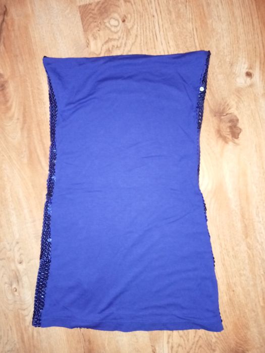 NOWA damska bluzka w cekiny, wieczorowa odkryte ramiona.