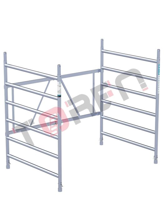 Rusztowanie Przegubowe aluminiowe EUROSCAFFOLD 135 Wysokość robocza 3m