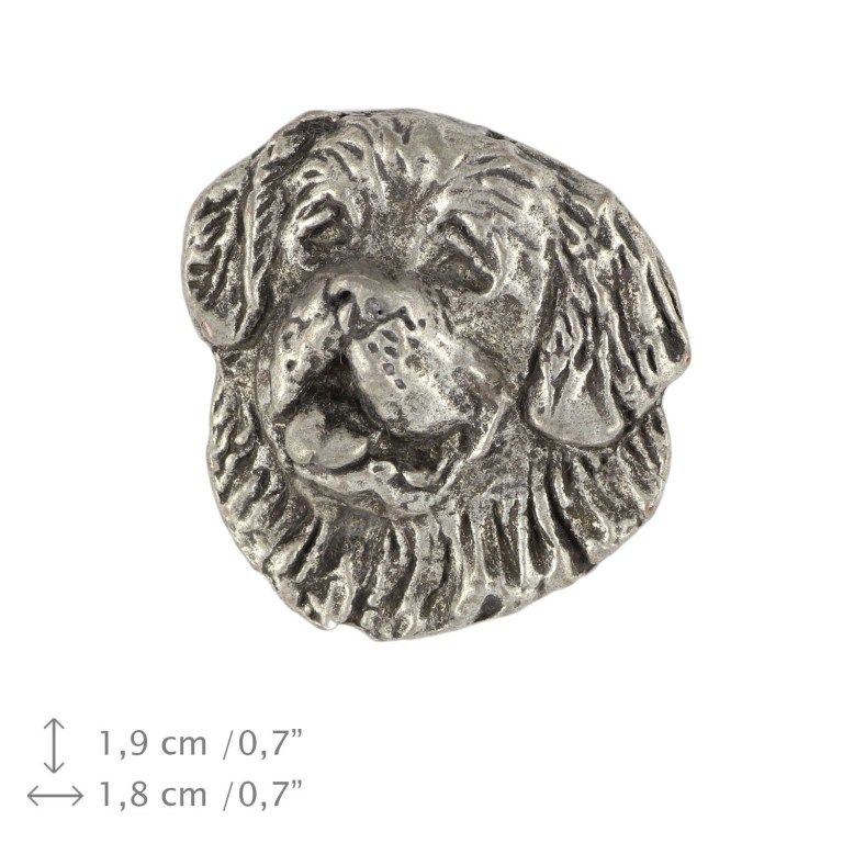 Bernardyn pin posrebrzony w pudełku Art-Dog