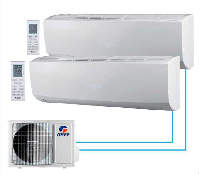 Кондиционер Gree Bora DC Inverter GWH24AAD-K6DNA5A  70 кв.м  монтаж