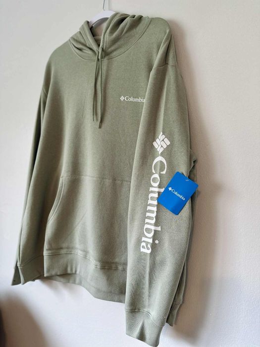 Nowa bluza z kapturem Columbia – zielona klasyka dla miłośników outdoo