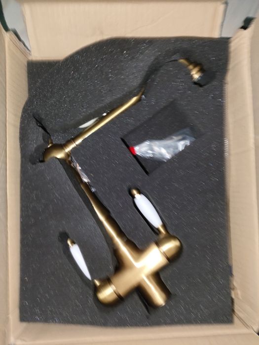 Bateria kuchenna SMEG MAP77PO mosiężna do wody kranowej i filtrowanej.