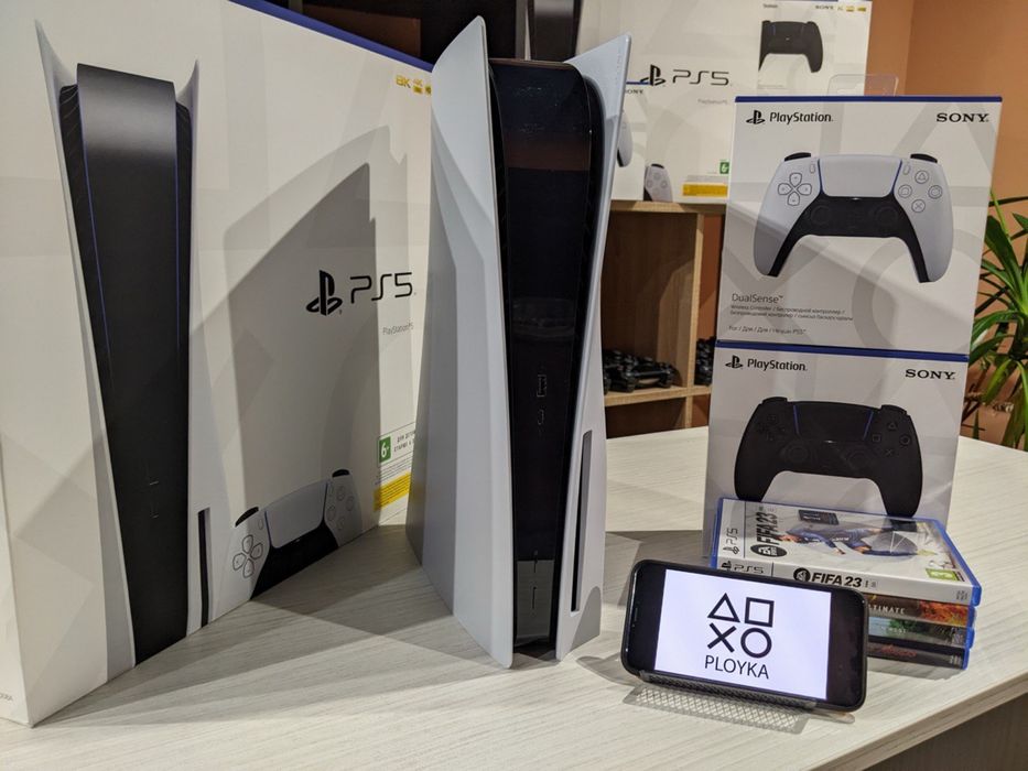 Магазин! Sony PlayStation 5 825GB BluRay! + Гарантия + Игрі