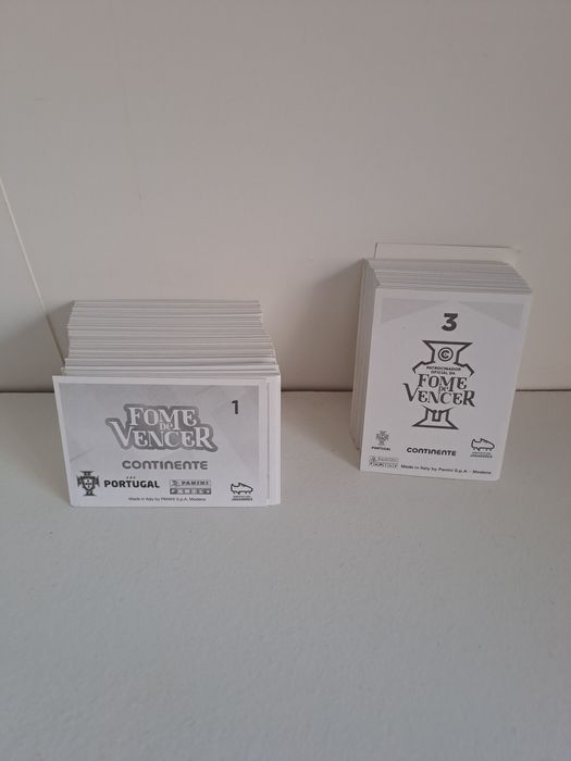 Cromos "Fome de vencer"