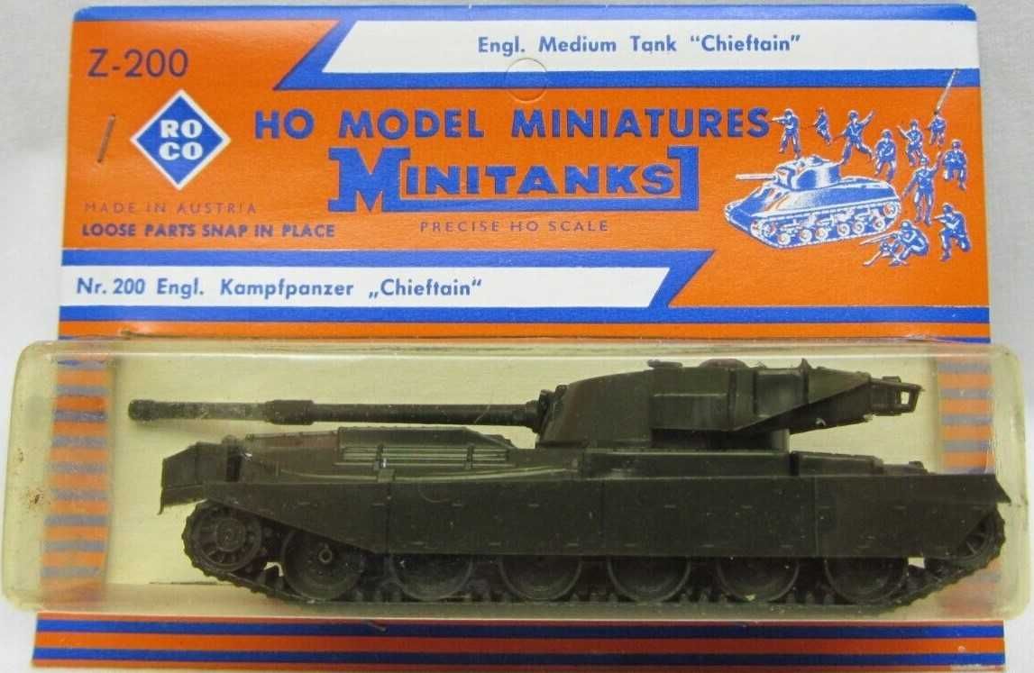 Modelo RoCo , escala HO 1:87 Chieftain Tank