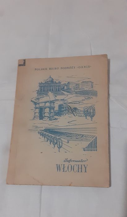 Stary informator turystyczny Włochy Orbis
