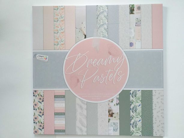 Zestaw papierów ozdobnych do scrapbookingu "Dreamy Pastels"