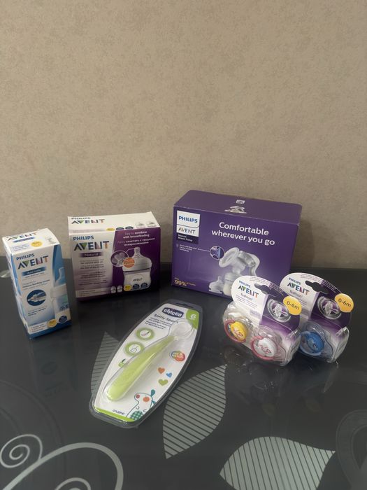 Набір філіпс у пологовий молоковідсмоктувач бутилочка соски