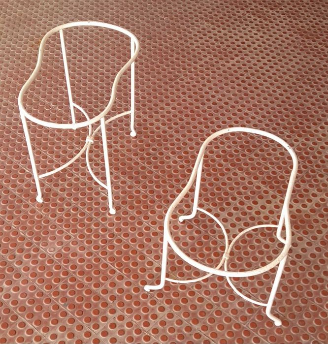 Berços de bidé em ferro forjado