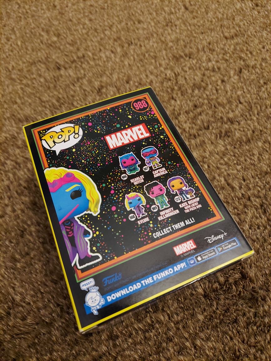 Funko POP Marvel: Loki - Sylvie (BlackLight) 988 Exclusive