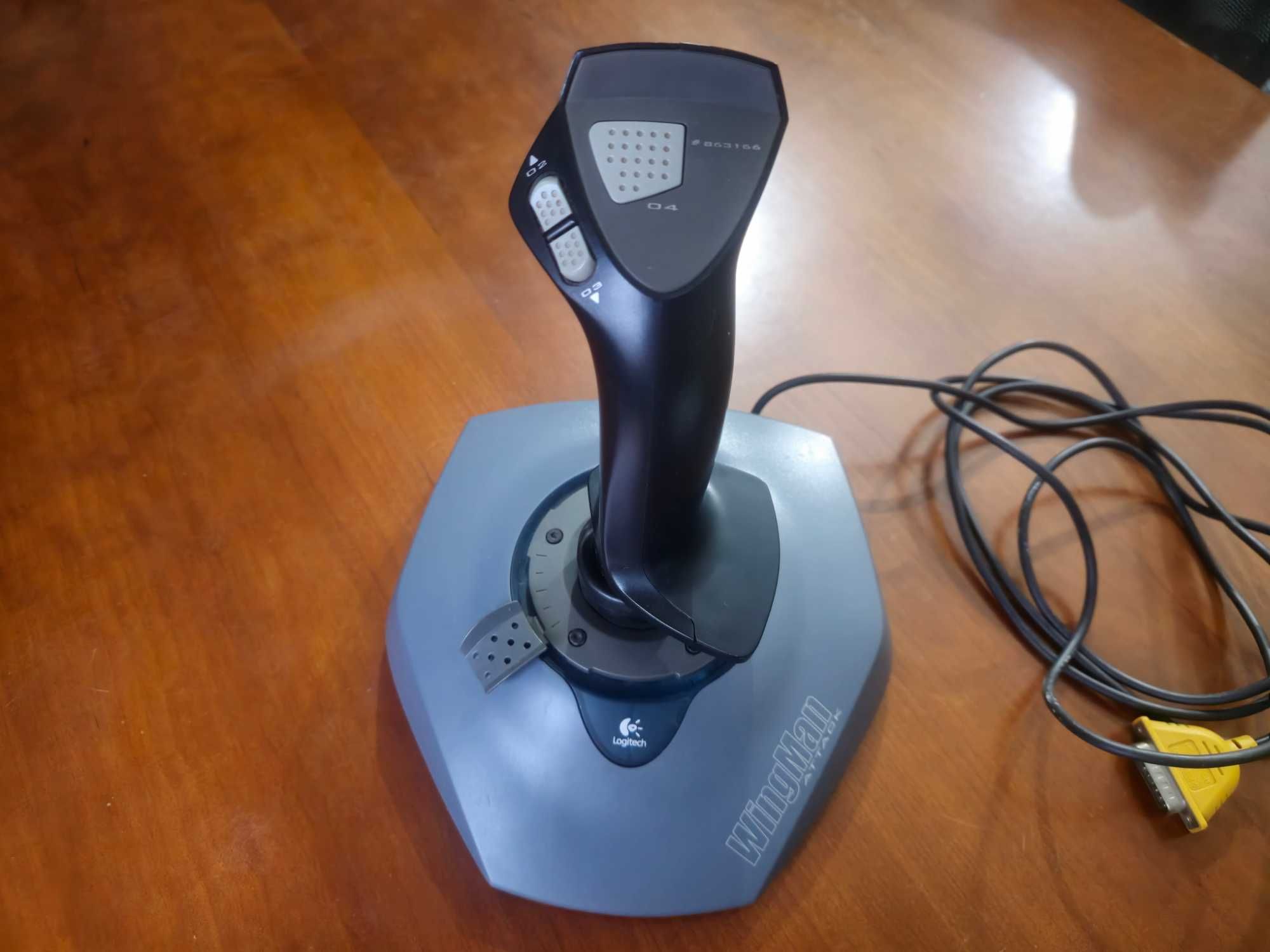 Logitech WingMan Attack Joystick (anos 90) - Em Perfeitas Condições