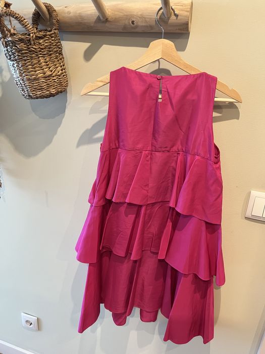 Vestido Zara M - Rosa Fuxia
