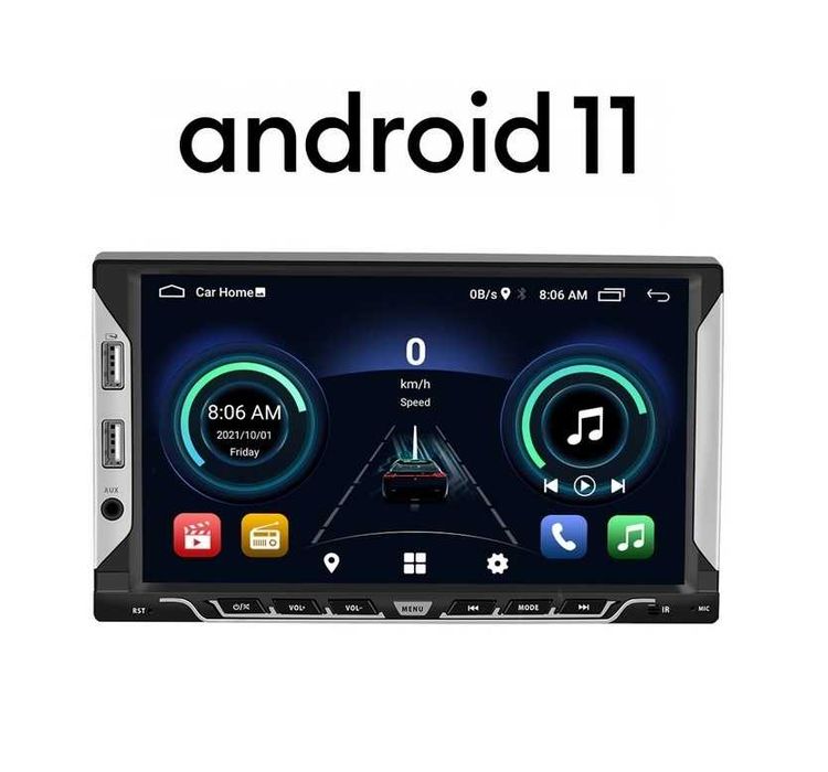 Nowe Radio 2DIN Android 11 PILOT RDS GPS WiFi USB 4x50W