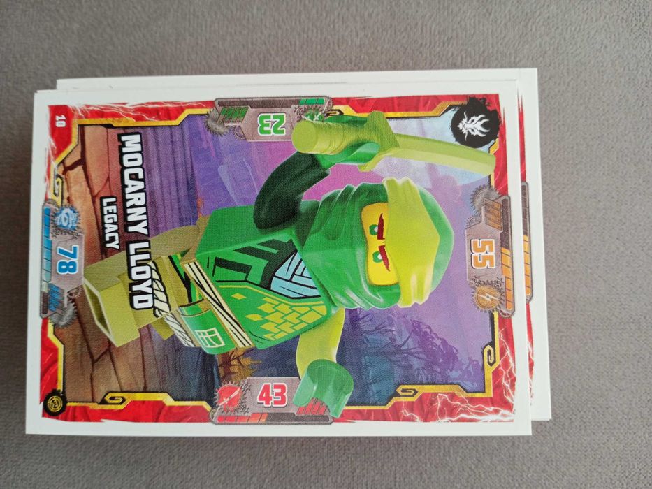 Karta Lego Ninjago seria 8 nr 010, Mocarny Lloyd Legacy