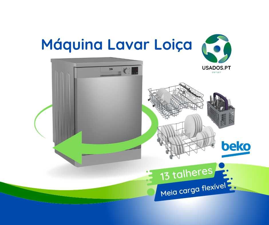 Máquina de lavar loiça inox 13 talheres Beko