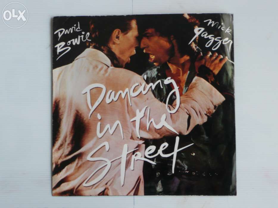 Vinil maxi single david bowie & mick jagger - dancing in the street