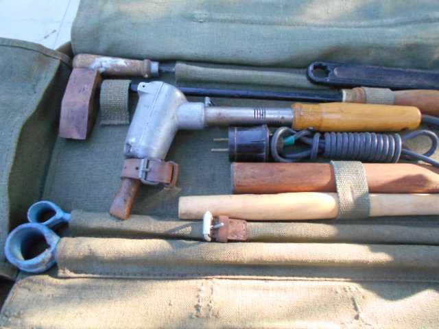 zestaw ślusarski, przenośny w pokrowcu wojskowy-oryginał