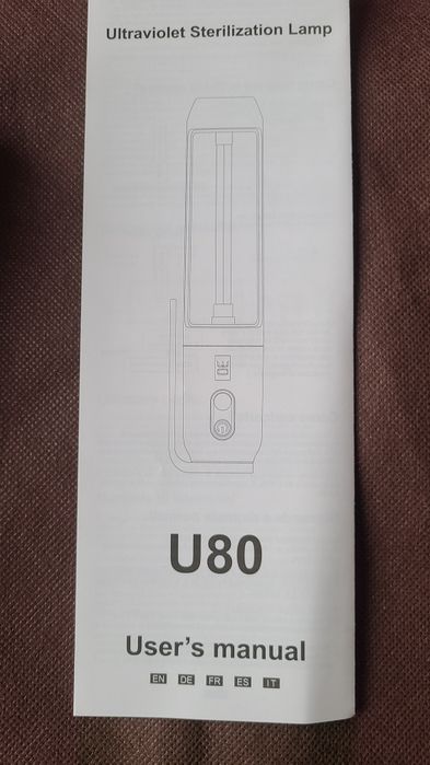 U80 уф Ультрафиолетовая Бактерицидная световая дезинфекционная стерили