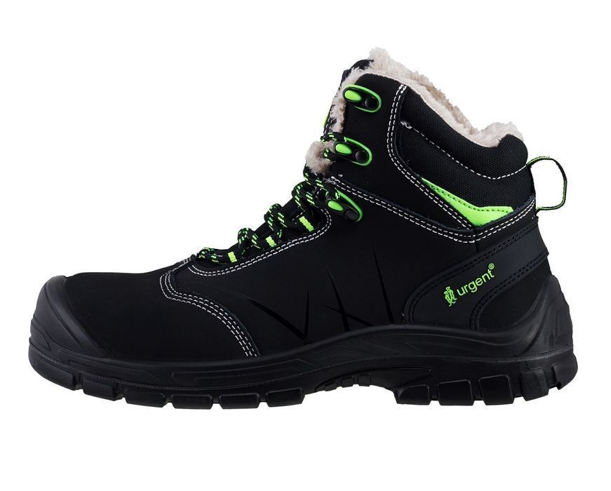 Zimowe buty ROBOCZE ochronne ocieplane trzewiki z podnoskiem BHP 47