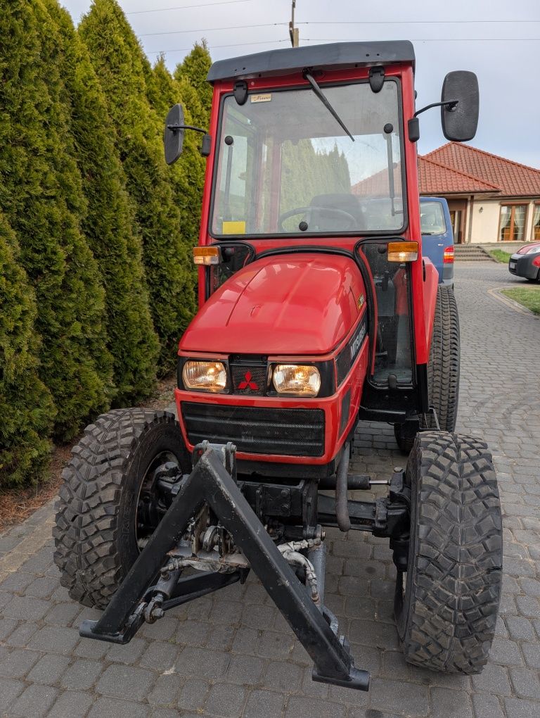 Traktorek Mitsubishi MT301HD, 30KM diesel! 4x4, wałki WOM, TUZ! Okazja