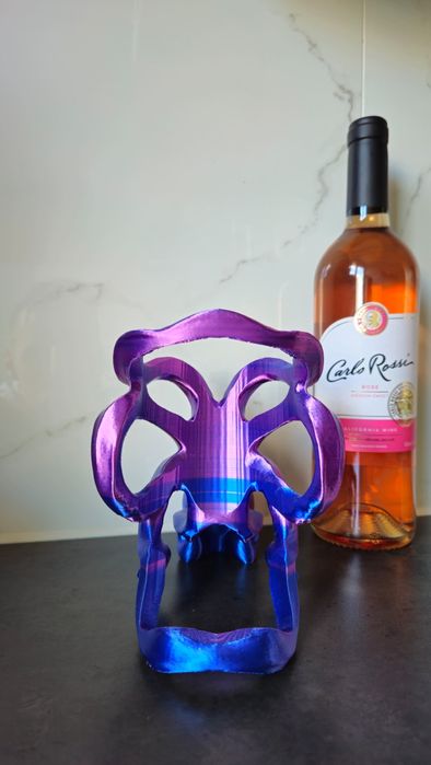 Uchwyt stojak na wino Ośmiornica 3D