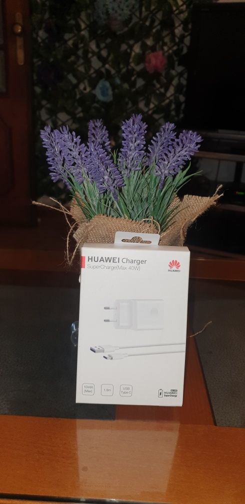 Carregador Rápido HUAWEI 40w p/ p20, p30, p40 mate 20 etc. Novo