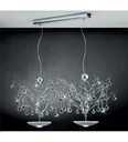 Eglo SORGES 39043 lampa wisząca 2+2x16,8W+6W/LED 4000K Glamour