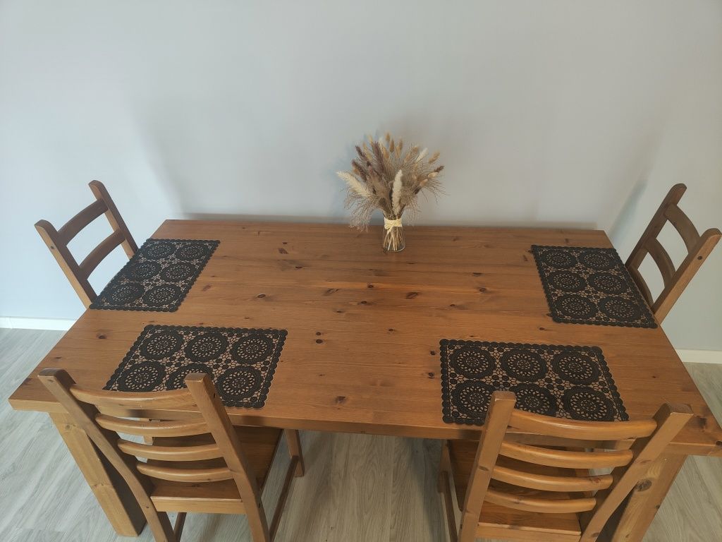Zestaw Ikea Forsby 4 krzesła +stół