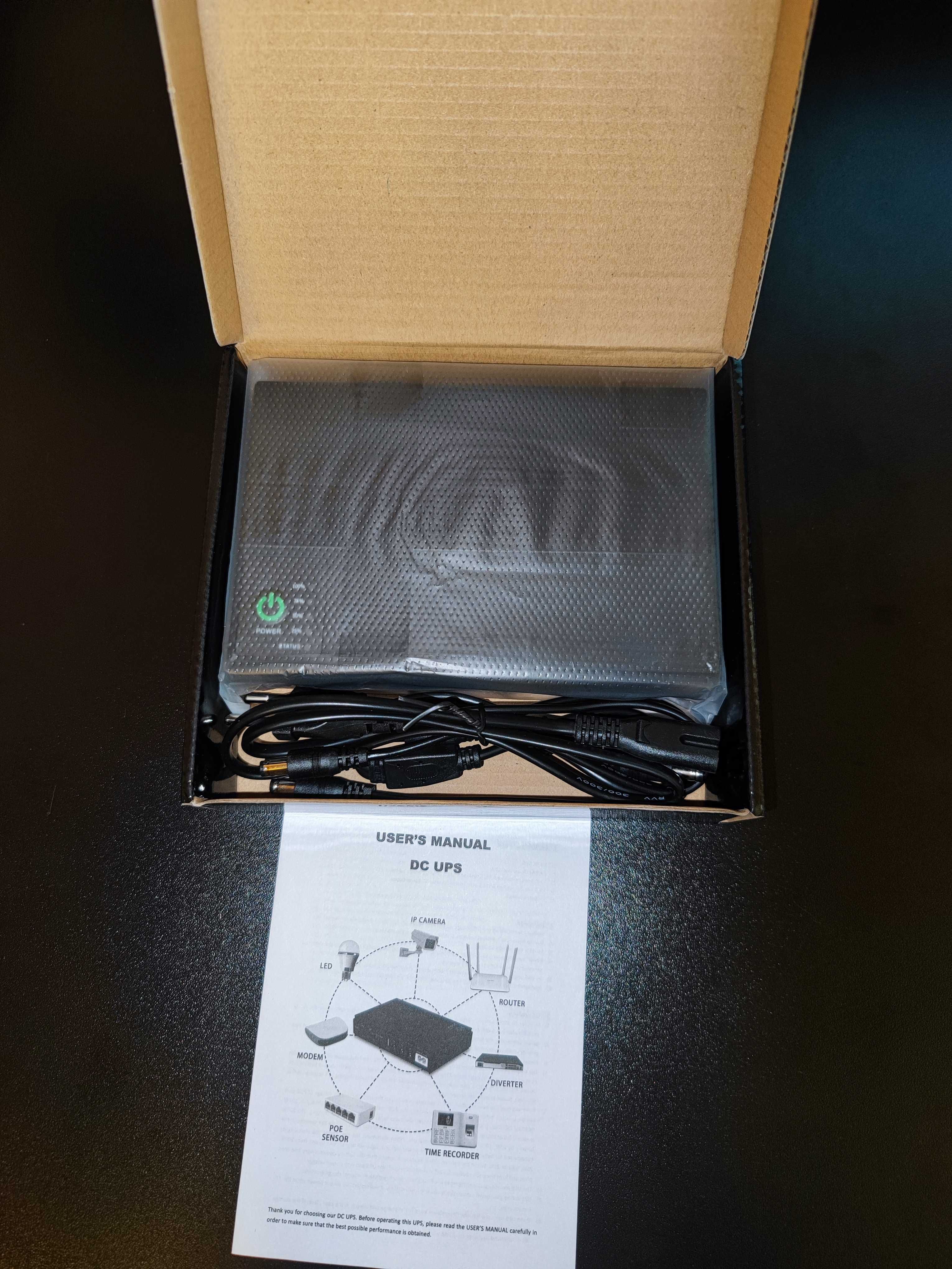 ДБЖ для роутера Mini UPS 10400 mAh 18W DC 5V/9V/12V