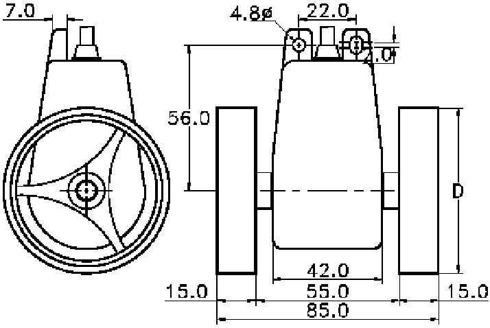 Лінійний енкодер роликового типу Fotek WE-M1