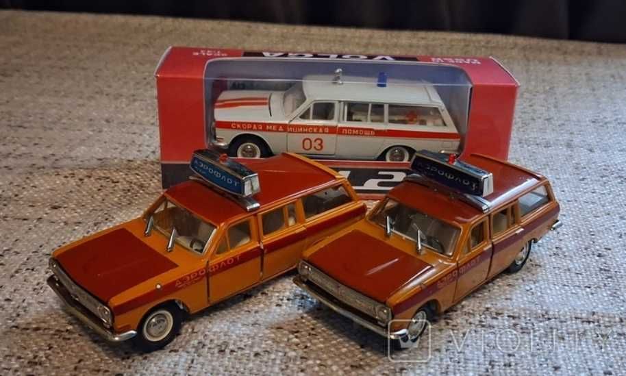 3 моделі ГАЗ 2402 (Швидка допомога та Аерофлот)