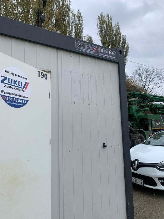 Na sprzedaż kontener socjalny, widoczny na zdjęciach