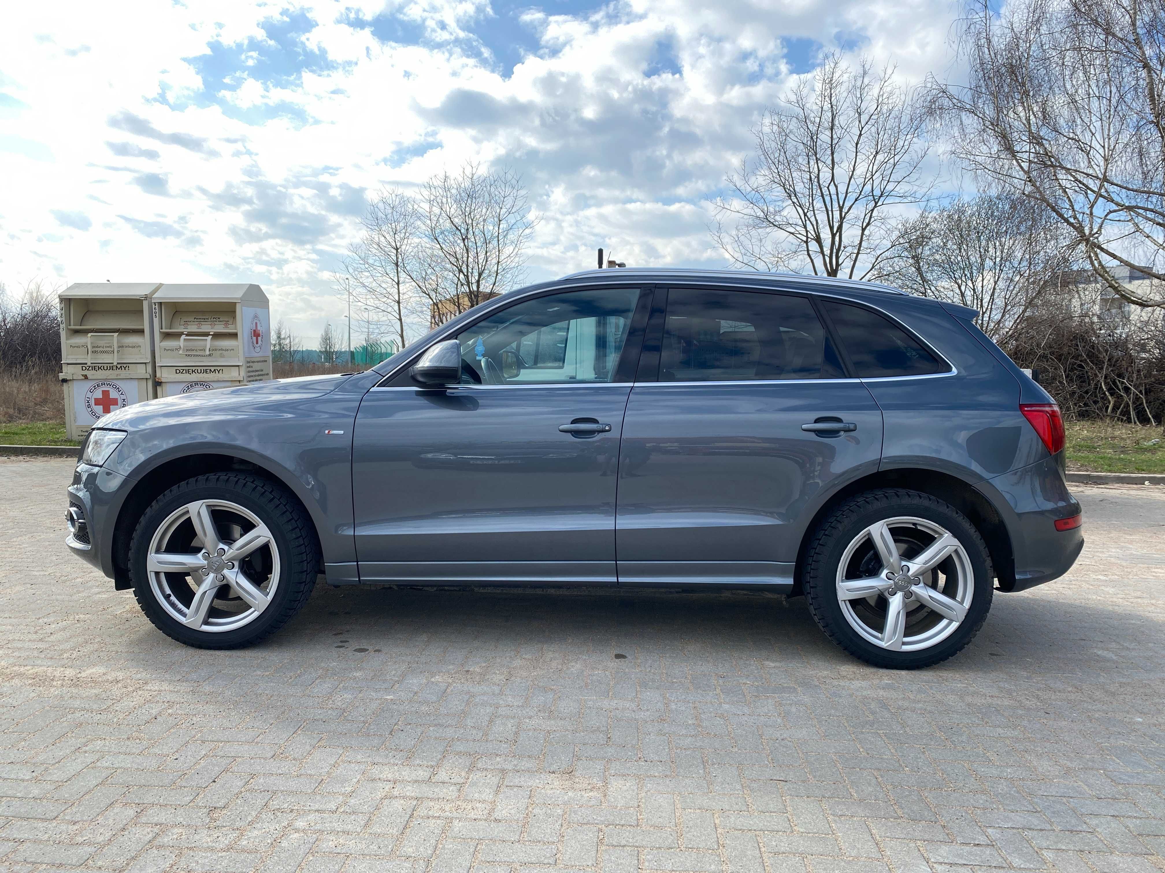 Audi Q5 2.0 T S-line 2012 r panorama 8 biegowa skrzynia Quattro