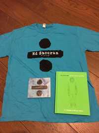 ED SHEERAN -koszulka + CD + Książka -ZESTAW FANA !