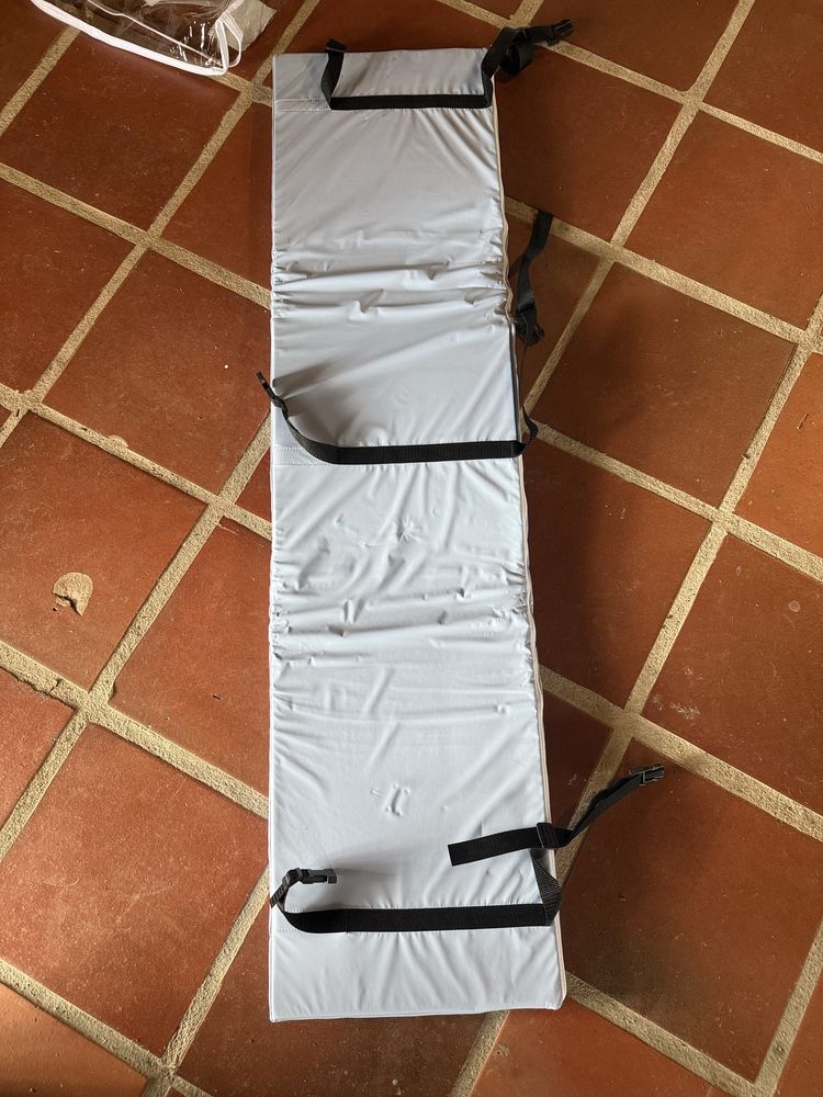 2 Protetores Almofadados Cama Barras Geriatrica
