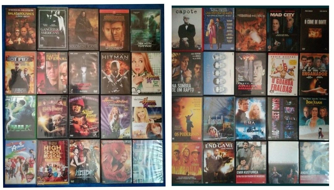 Lote de 255 DVD's Originais (Lote 18)