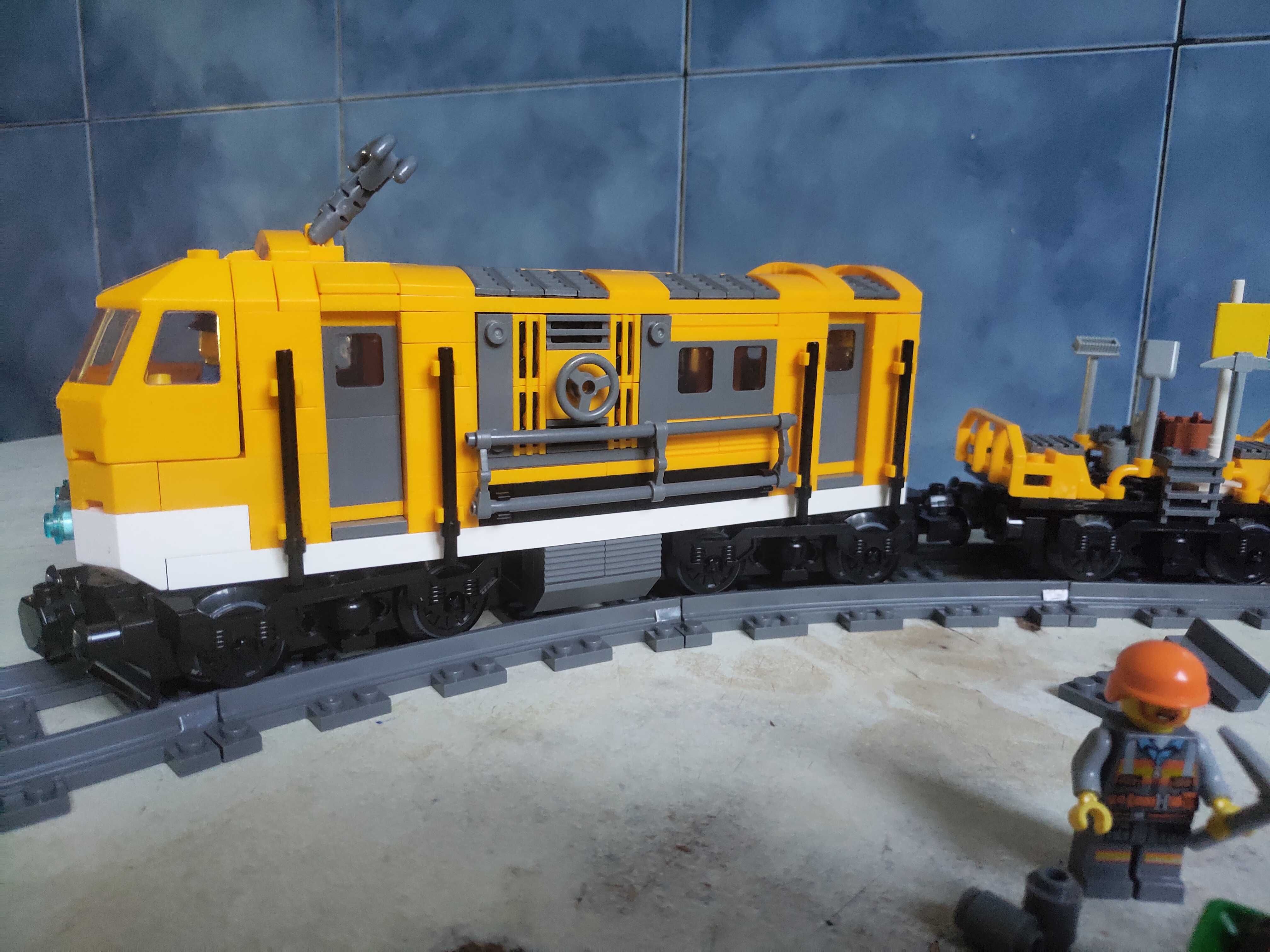 Железная дорога. Поезд. Лего. Конструктор. Lego