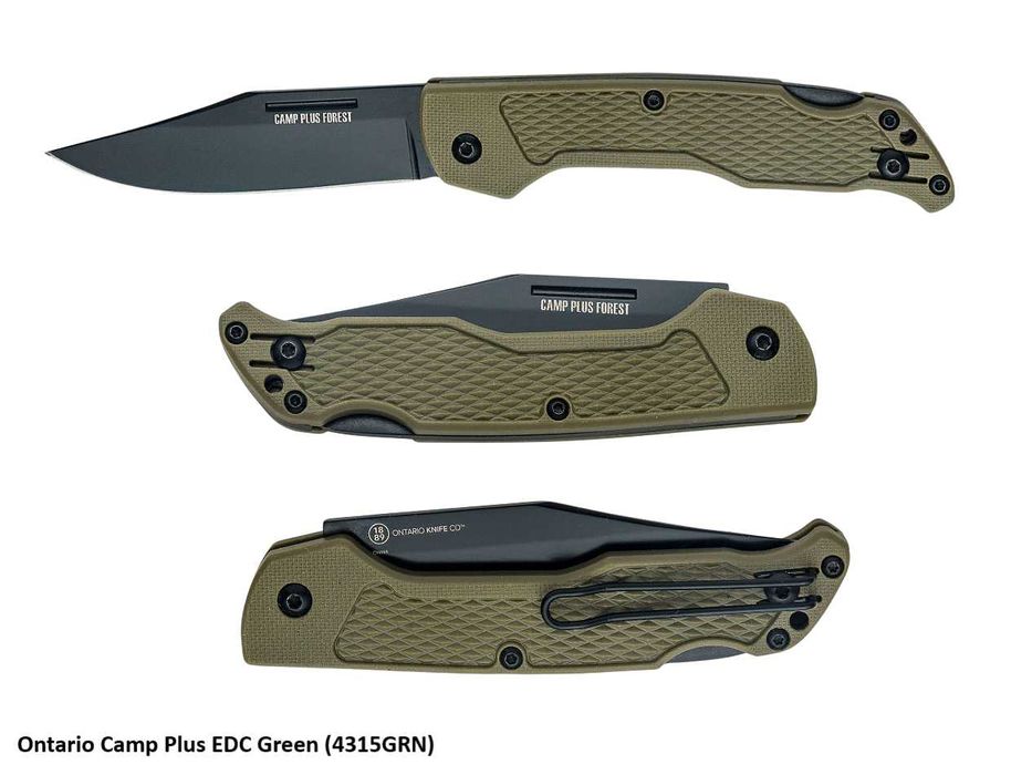 Ніж Ontario Camp Plus (EDC, Santoku, Chef)