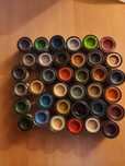 Lote 36 latas tinta Humbro Enamel para kits modelismo