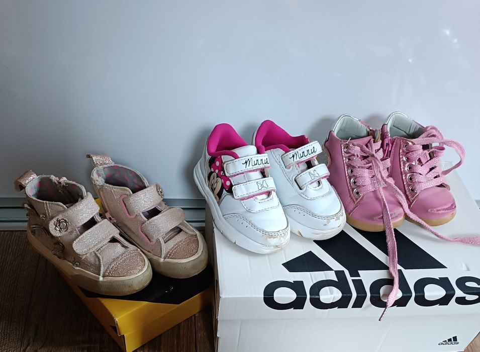 Paka zestaw butów buciki dla dziewczynki 20 21