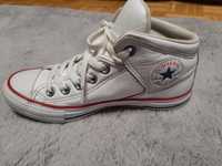 Buty ze skóry Converse All Star roz  35 białe