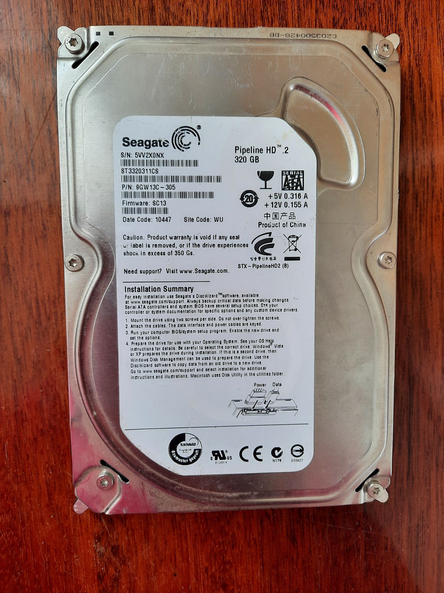 Жосткий диск Pipeline HD 2 320 GB
Дивіться також інші мої оголошенн