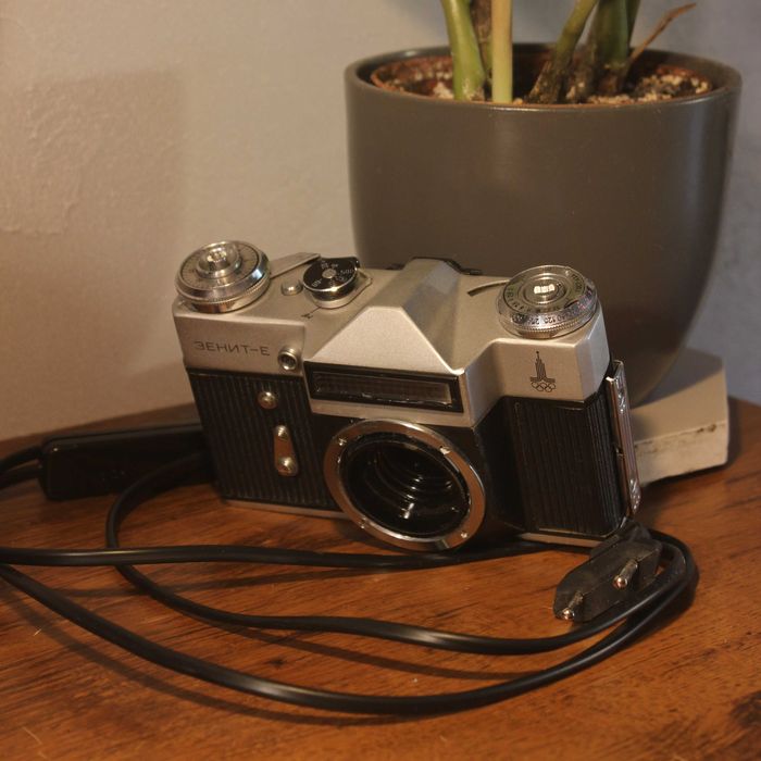 lampka wykonana z aparatu zenit E