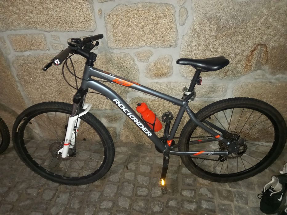 Bicicleta Bttde passeio ST 120  Cinzento/Laranja