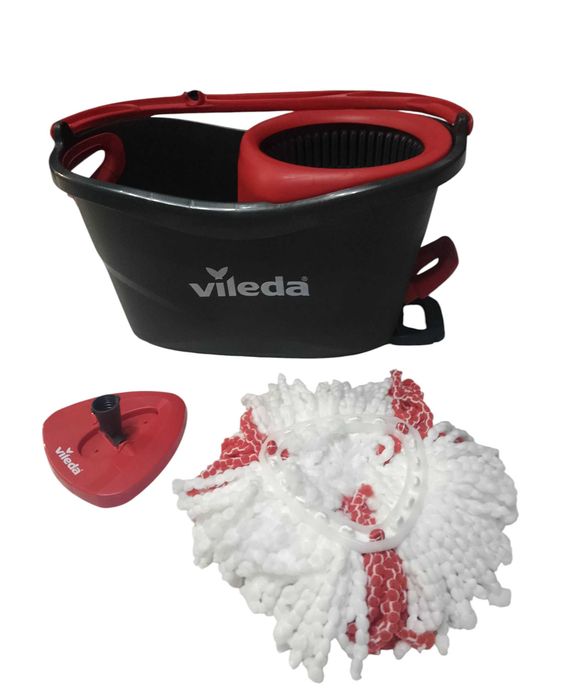 Wiadro i mop obrotowy Vileda Turbo 2 in 1 Microfibre - bez kija
