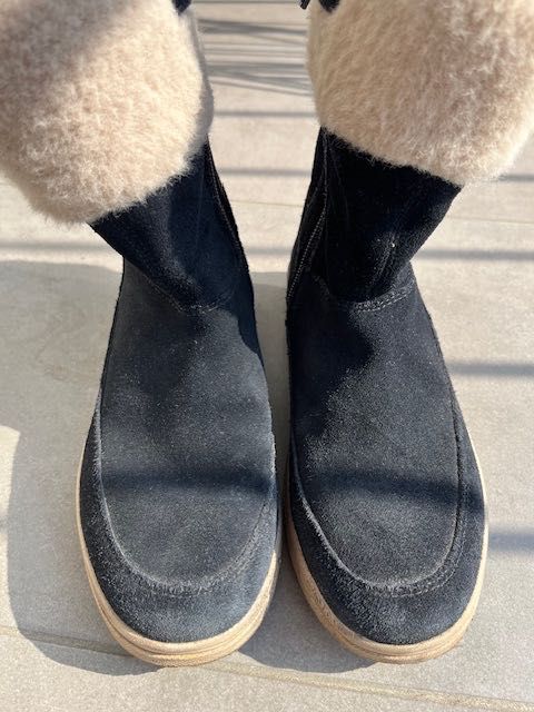 Piękne ocieplane i wodoodporne buty zimowe dla dziewczynki GEOX, 33/34